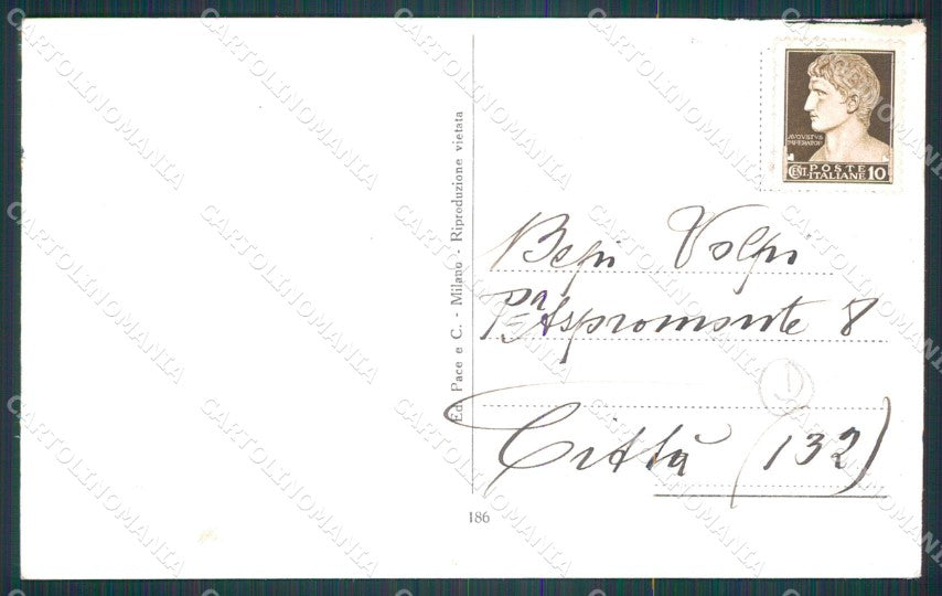 Milano Città Palazzo Senato cartolina KF2569 – retro