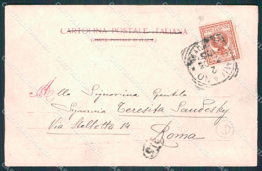 Milano Città Palazzo Senato cartolina KF2570 – retro