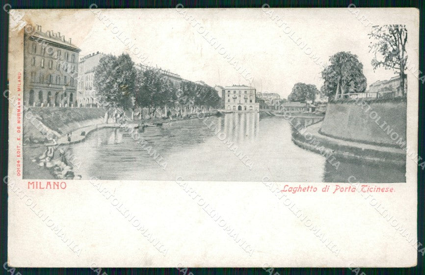 Milano Città Laghetto di Porta Ticinese cartolina KF2588 – fronte
