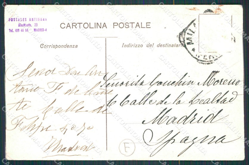 Milano Città Chiesa San Marco Carrozze STRAPPINO PIEGHE cartolina KF2590 – retro