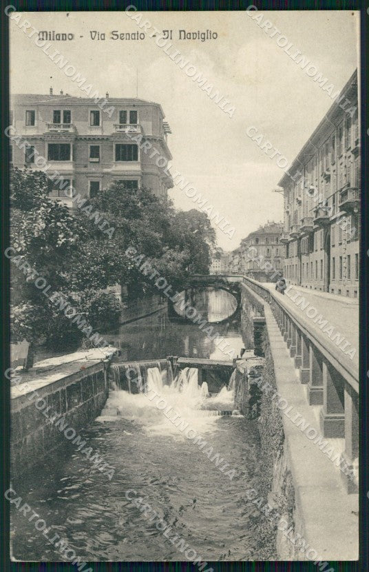 Milano Città Via Senato Naviglio cartolina KF2591 – fronte