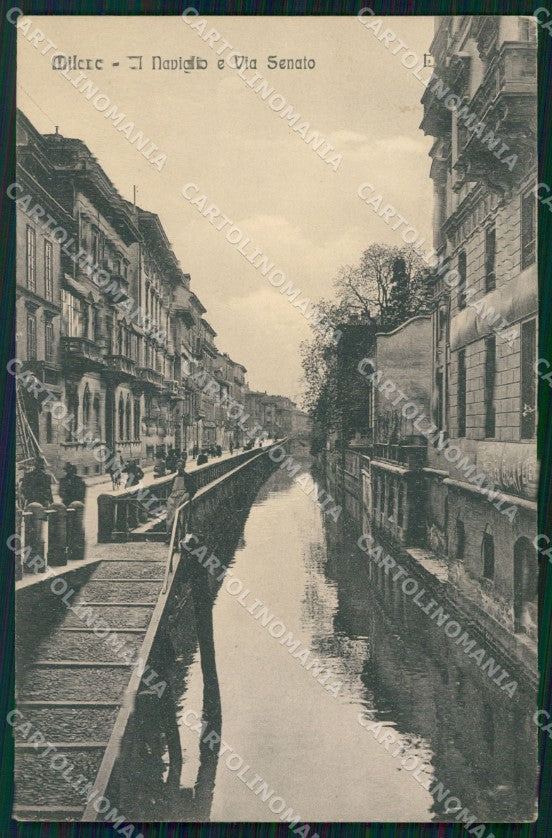 Milano Città Via Senato Naviglio cartolina KF2598 – fronte