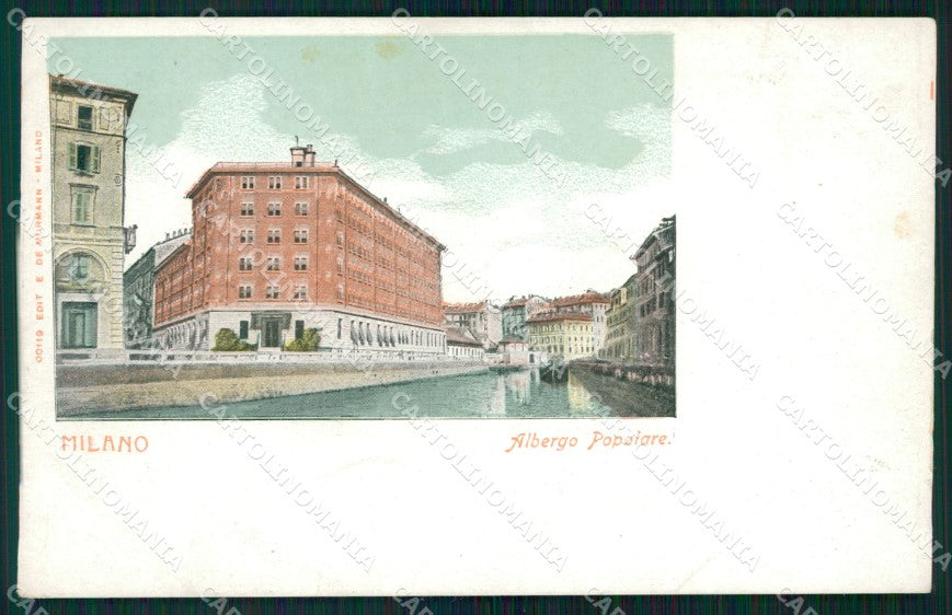 Milano Città Albergo Popolare Naviglio cartolina KF2619 – fronte