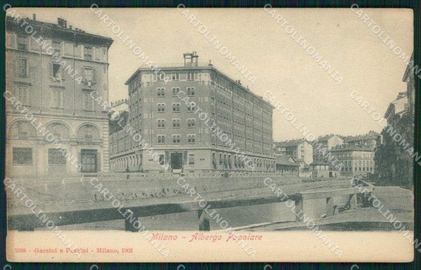 Milano Città Albergo Popolare Naviglio cartolina KF2620 – fronte