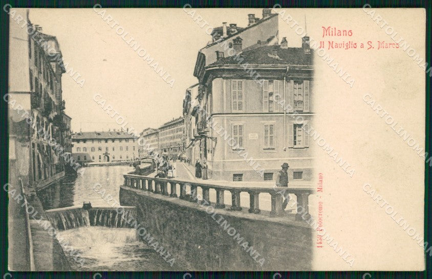 Milano Città Via San Marco Naviglio cartolina KF2622 – fronte