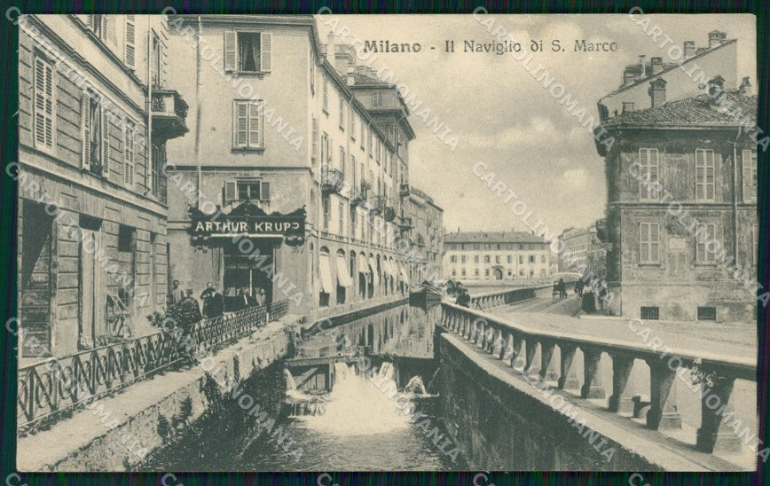 Milano Città Via San Marco Naviglio cartolina KF2634 – fronte