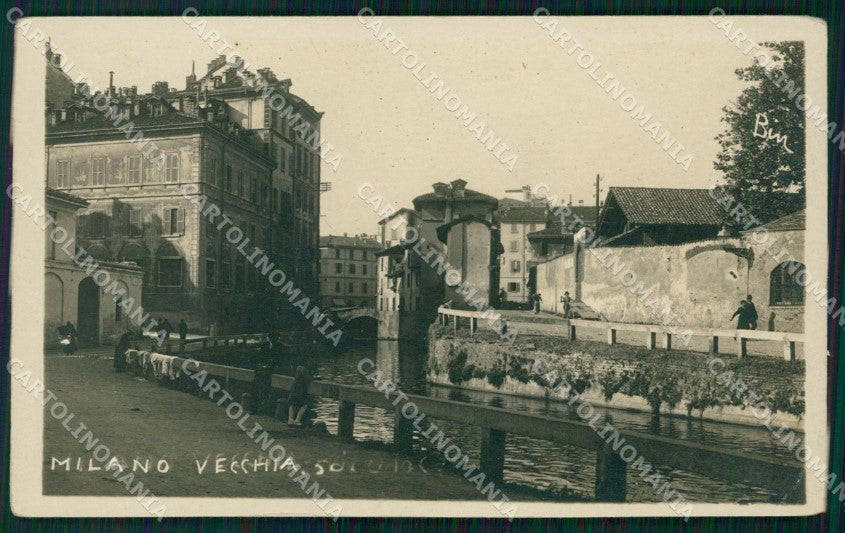 Milano Città Naviglio PIEGA cartolina KF2635 – fronte
