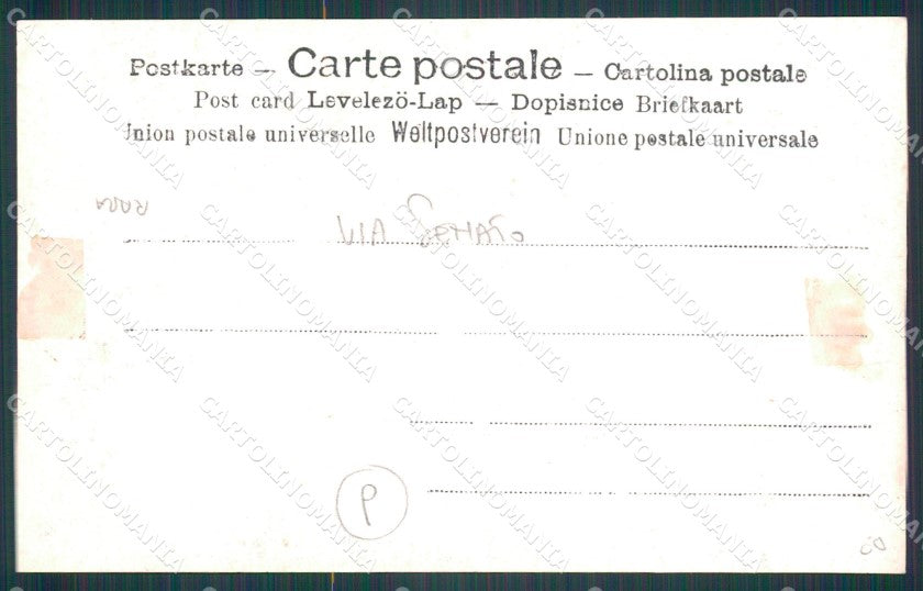 Milano Città Via Senato Inaugurazione Monumento Dezza Foto cartolina KF2637 – retro