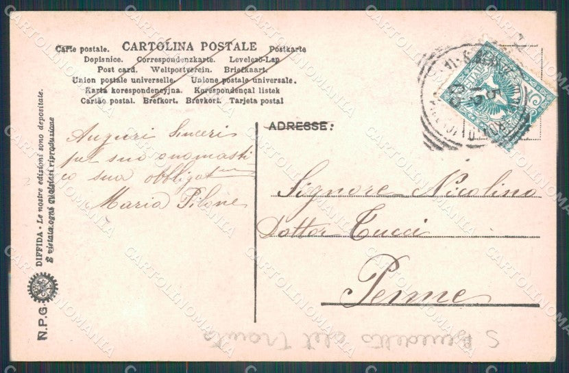 Ascoli Piceno San Benedetto del Tronto Mietitura NPG Foto cartolina KF2653 – retro