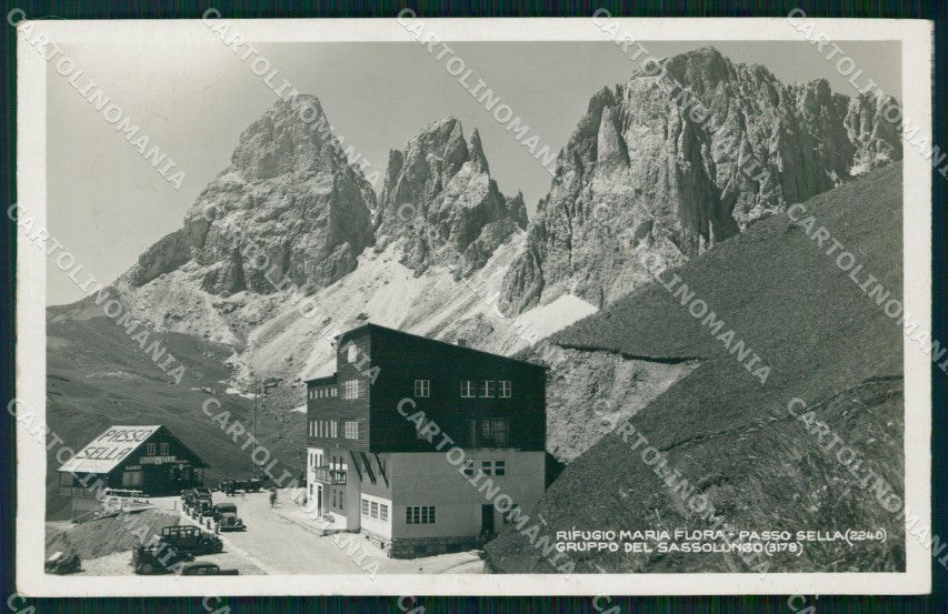 Trento Canazei Rifugio Maria Flora Passo Sella Foto cartolina KF2663 – fronte