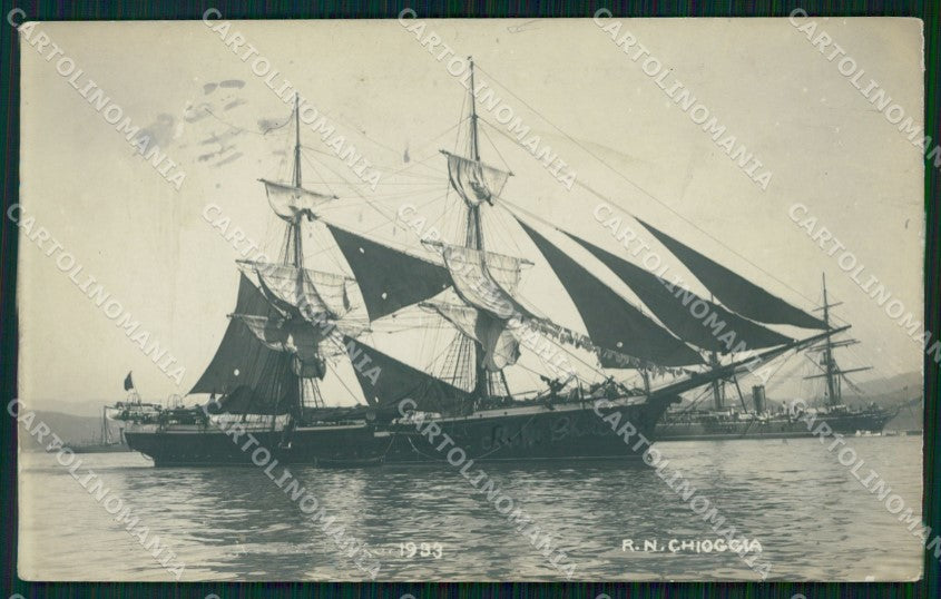 Venezia Chioggia Veliero PIEGHINA Foto cartolina KF2671 – fronte