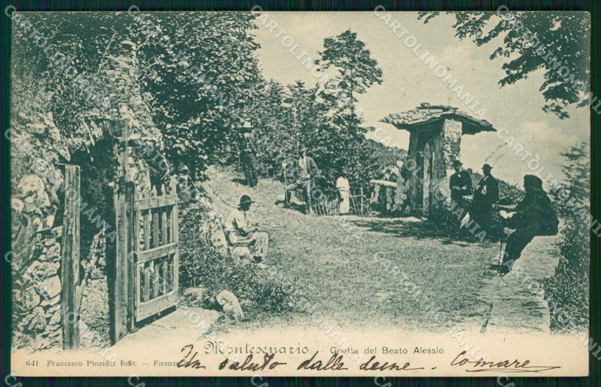 Firenze Montesenario Grotta Beato Alessio cartolina KF2699 – fronte