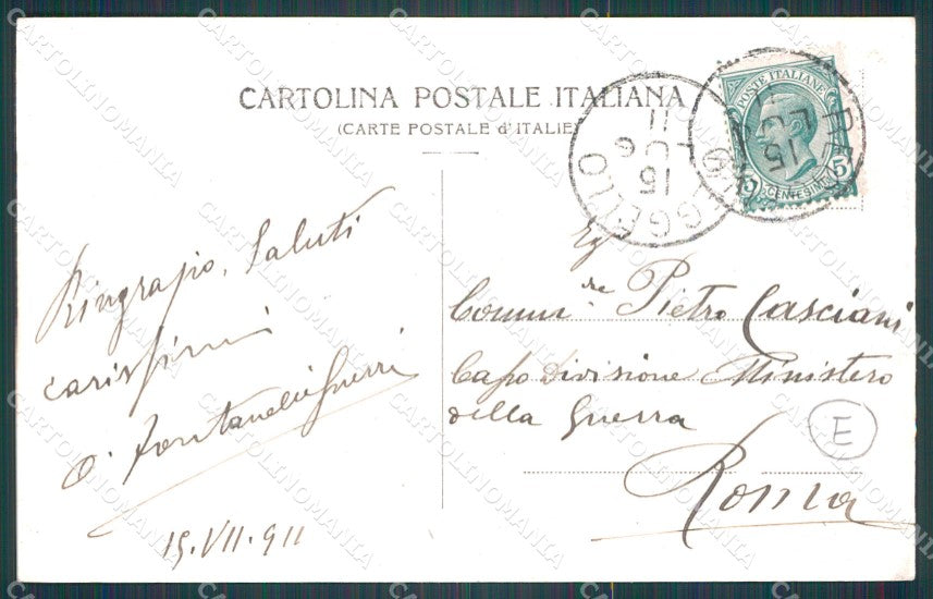Firenze Reggello Fronzano cartolina KF2705 – retro