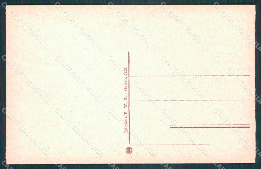 Gorizia Città Castello cartolina KF2723 – retro