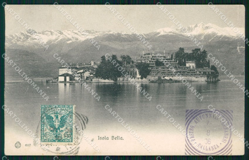Verbania Stresa Isola Bella Lago Maggiore PIEGHINA STRAPPINO cartolina KF2752 – fronte