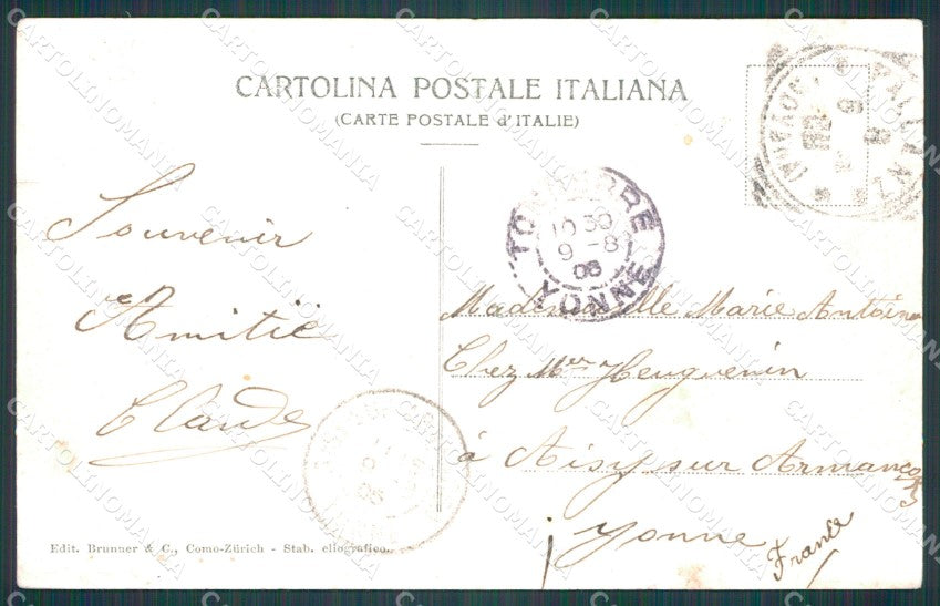 Verbania Stresa Isola Bella Lago Maggiore PIEGHINA STRAPPINO cartolina KF2752 – retro