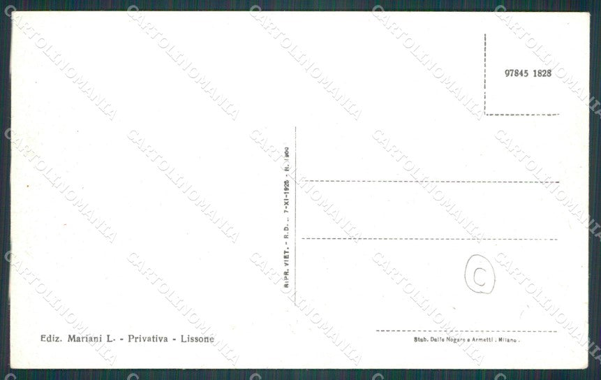 Milano Monza Lissone cartolina KF2760 – retro