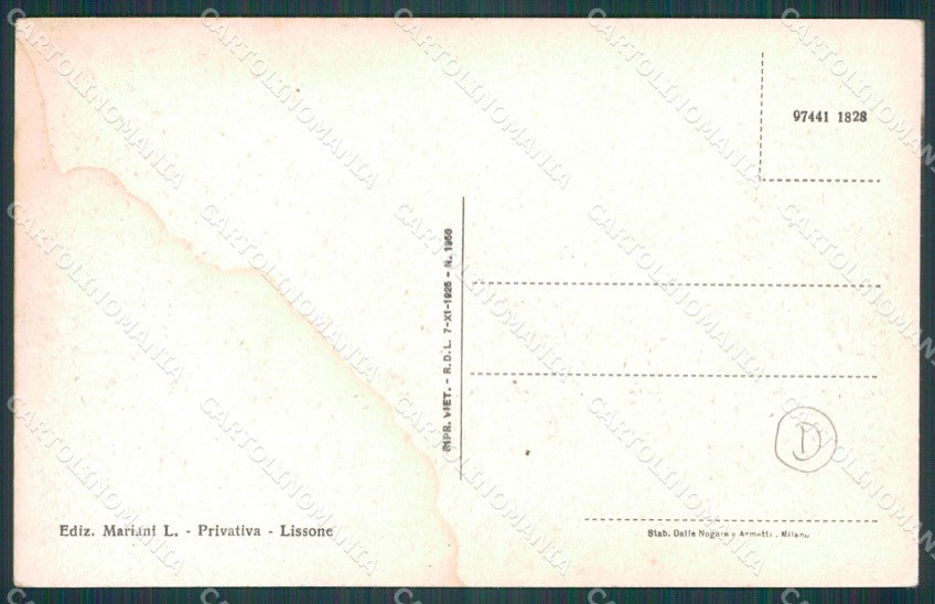 Milano Monza Lissone cartolina KF2761 – retro