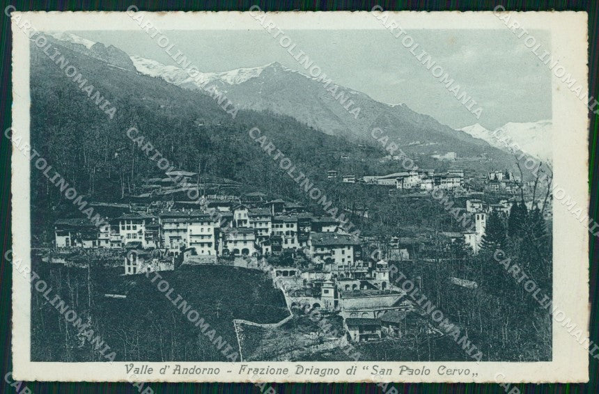 Biella Driagno Valle d'Andorno cartolina KF2809 – fronte