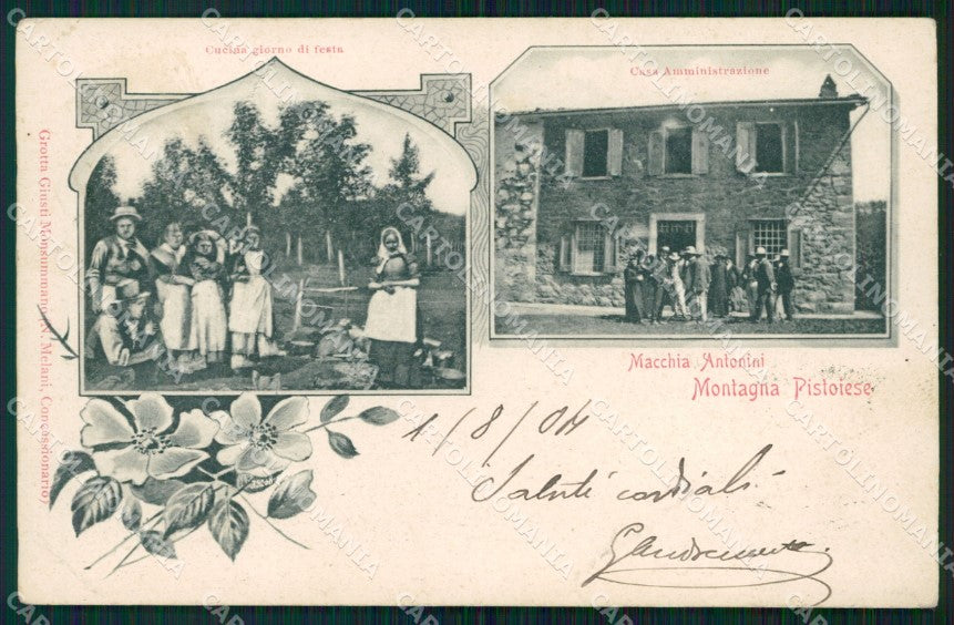 Pistoia Piteglio Macchia Antonini PIEGHINA cartolina KF2815 – fronte