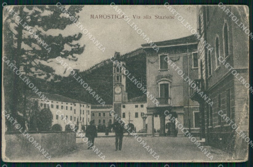 Vicenza Marostica PIEGHE cartolina KF2820 – fronte