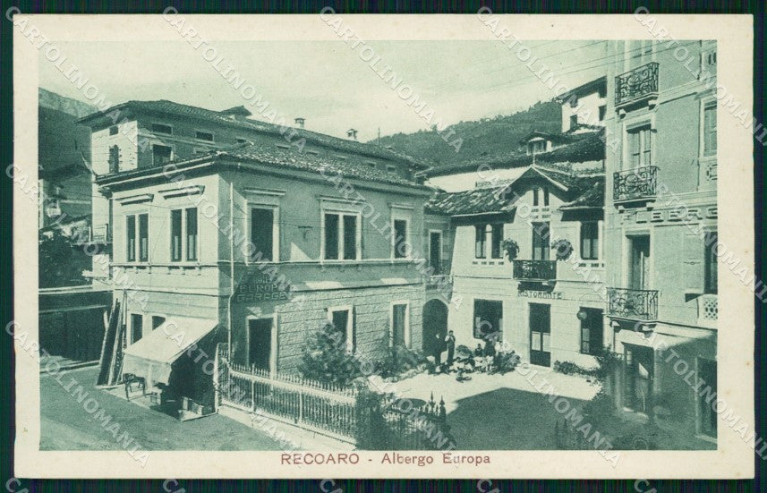 Vicenza Recoaro Terme SCOLLATA cartolina KF2821 – fronte