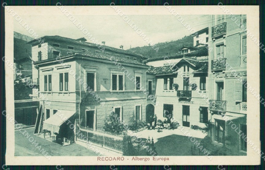Vicenza Recoaro Terme SCOLLATA cartolina KF2822 – fronte