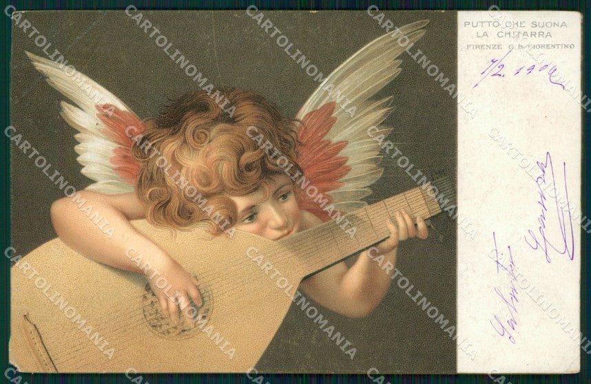 Firenze Città G B Fiorentino Putto Stengel cartolina KF2835 – fronte
