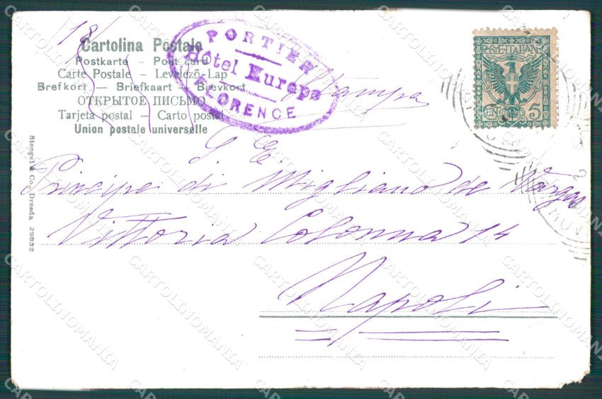 Firenze Città Andrea Del Sarto ABRASA Stengel cartolina KF2846 – retro