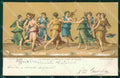Firenze Città Giulio Romano Danza d'Apollo con le Muse Stengel cartolina KF2863 – fronte