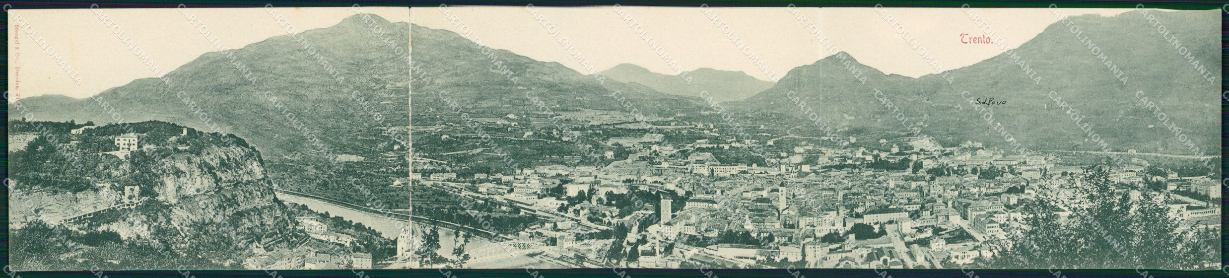 Belluno Feltre doppia cartolina KF3093 – fronte