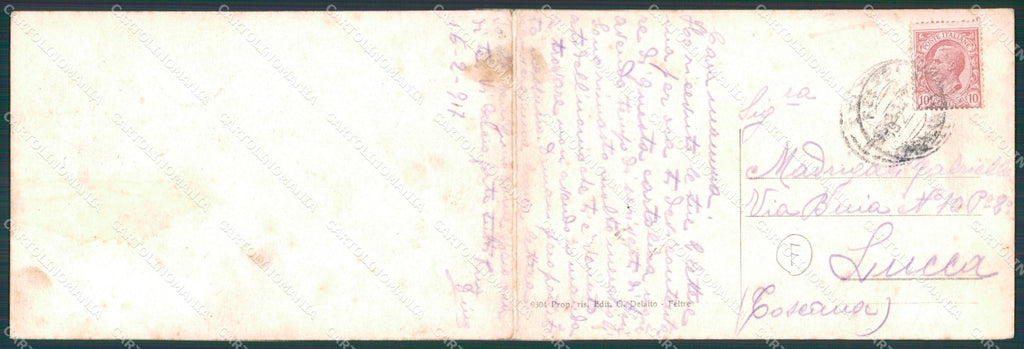 Trento città doppia cartolina KF3094 – retro