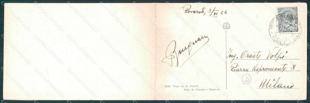 Trento Rovereto doppia cartolina KF3097 – retro