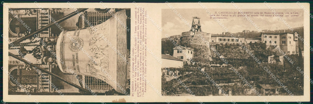 Trento Rovereto Campana doppia cartolina KF3098 – fronte