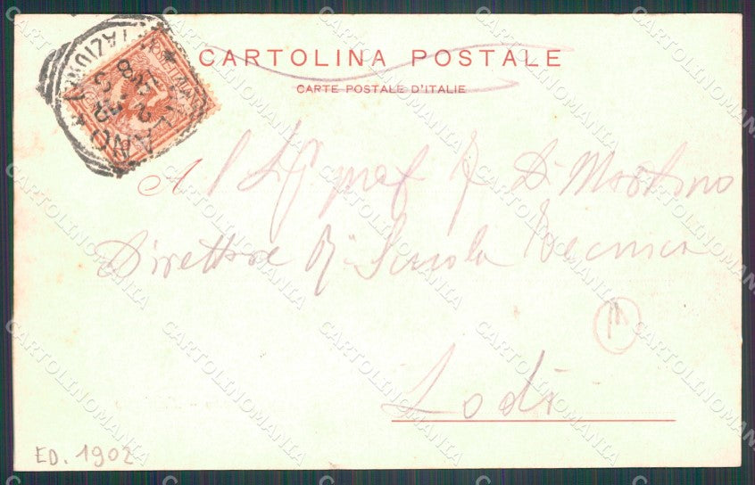 Milano Città Laghetto Lavandaie cartolina KF3135 – retro