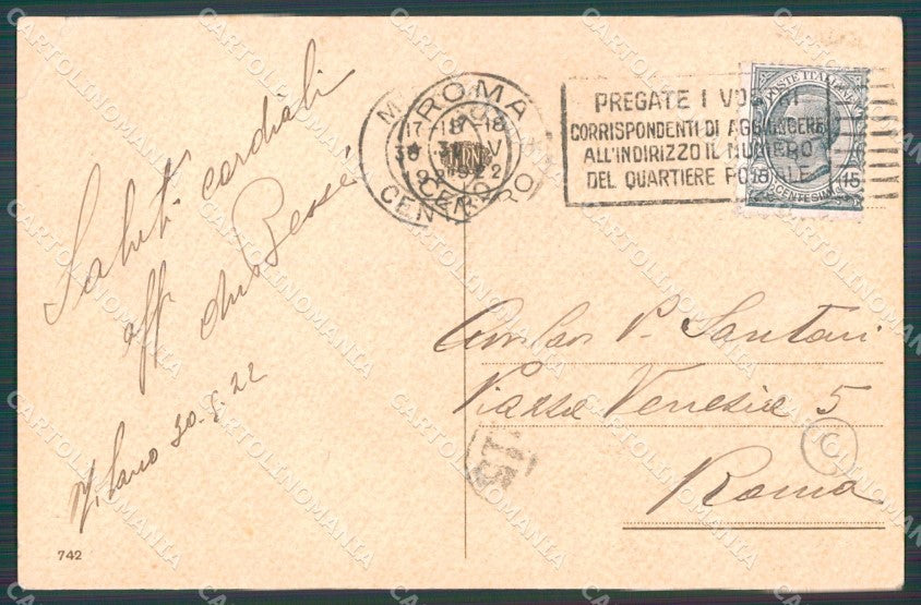 Milano Città Naviglio PIEGA cartolina KF3141 – retro