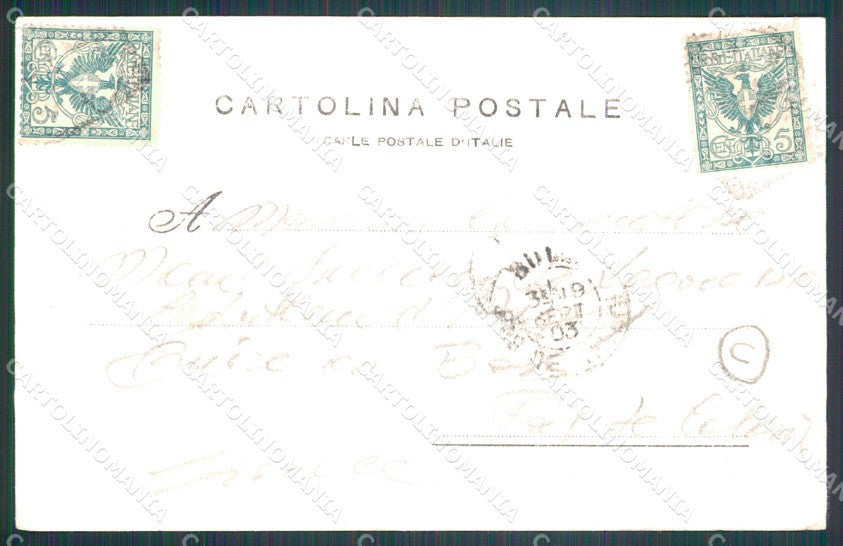 Milano Città Via Senato Naviglio ABRASA cartolina KF3144 – retro