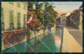 Milano Città Via San Damiano Naviglio PIEGA cartolina KF3147 – fronte