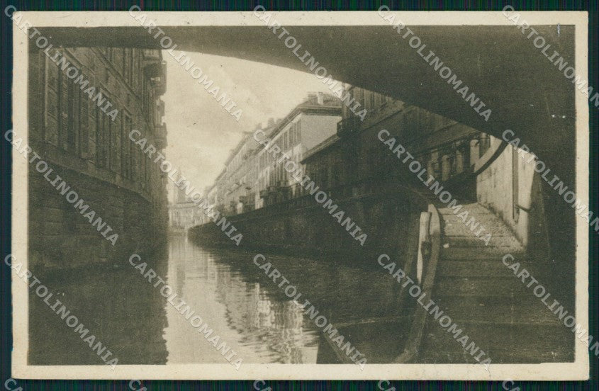Milano Città Via Fatebenefratelli Naviglio cartolina KF3157 – fronte