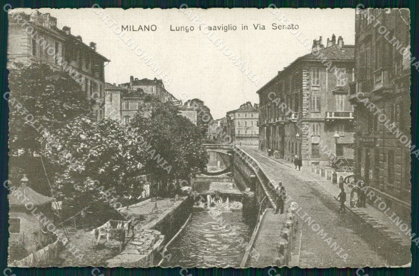 Milano Città Via Senato Naviglio cartolina KF3158 – fronte