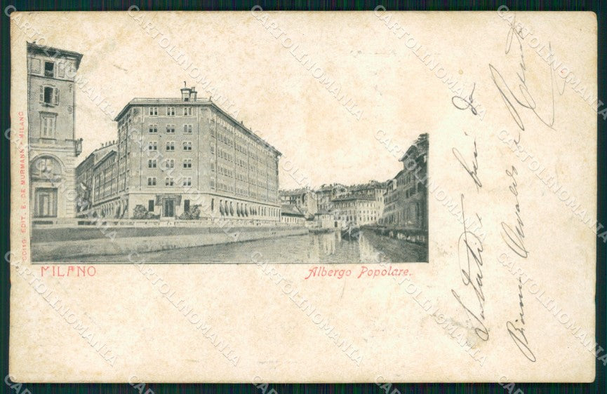 Milano Città Albergo Popolare cartolina KF3178 – fronte
