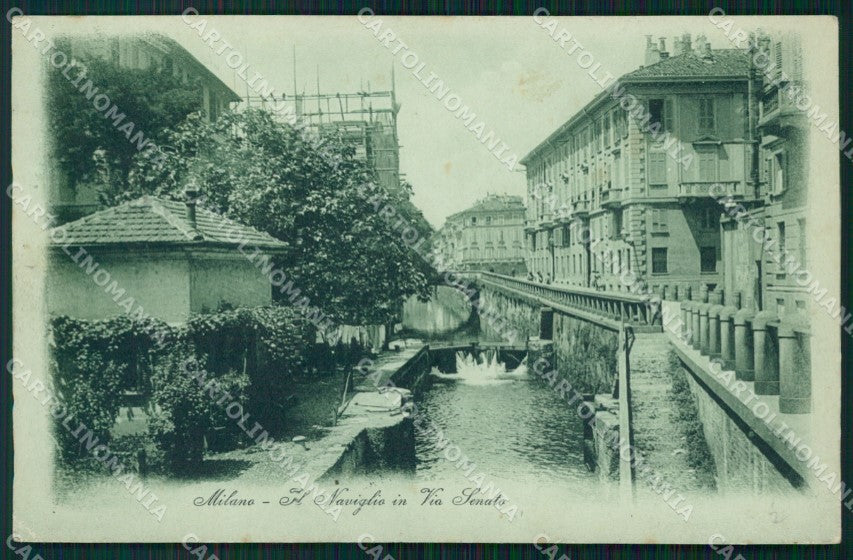 Milano Città Via Senato Naviglio cartolina KF3179 – fronte