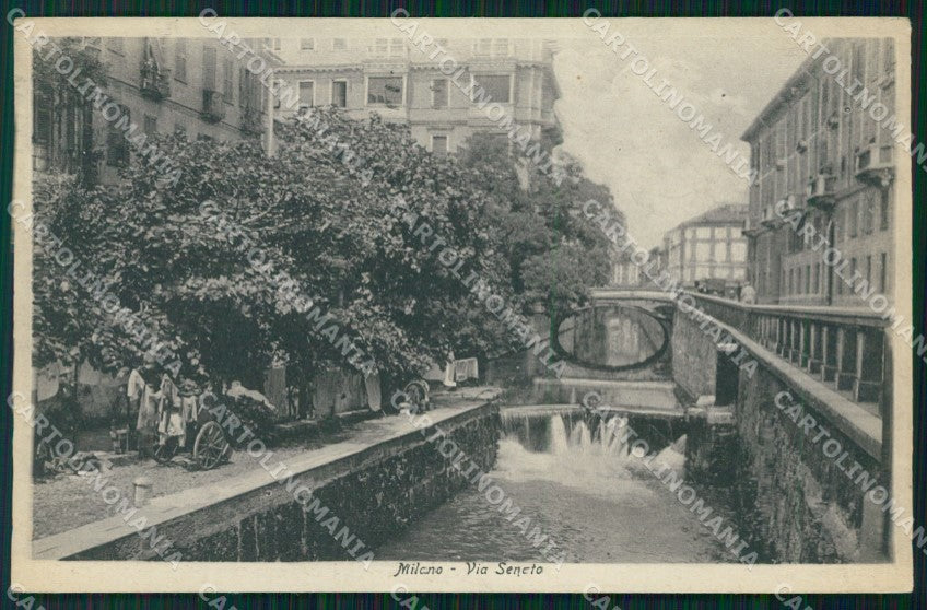 Milano Città Via Senato Naviglio cartolina KF3186 – fronte