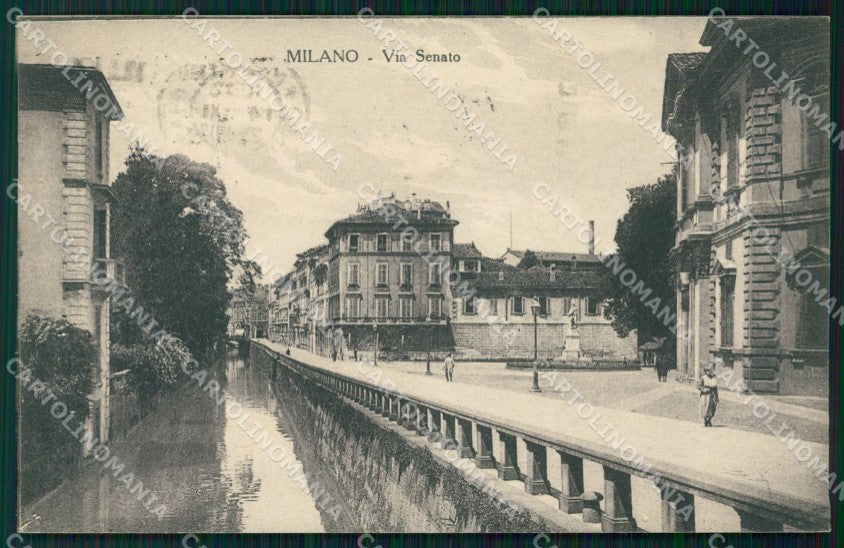 Milano Città Via Senato Naviglio cartolina KF3187 – fronte