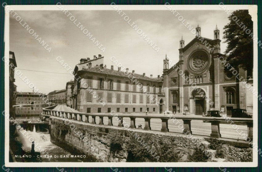 Milano Città Chiesa San Marco ABRASA Foto cartolina KF3193 – fronte