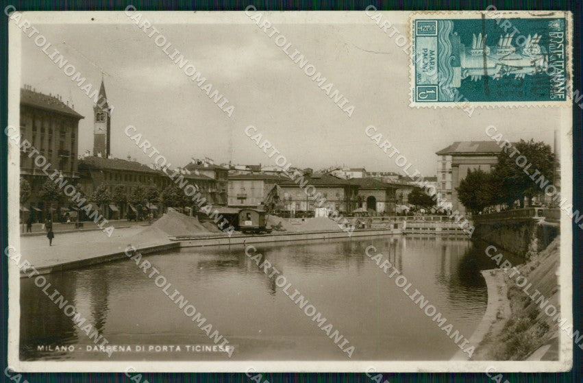 Milano Città Darsena Porta Ticinese STRAPPINO Foto cartolina KF3195 – fronte
