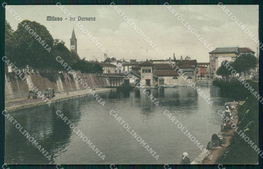 Milano Città Darsena Lavandaie cartolina KF3198 – fronte