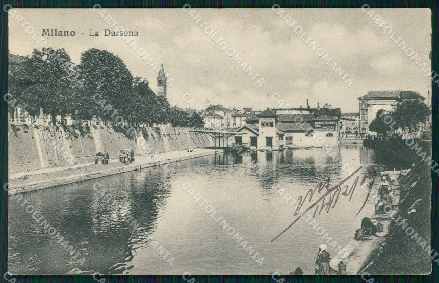 Milano Città Darsena Lavandaie cartolina KF3199 – fronte
