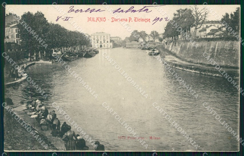 Milano Città Darsena Porta Ticinese cartolina KF3202 – fronte