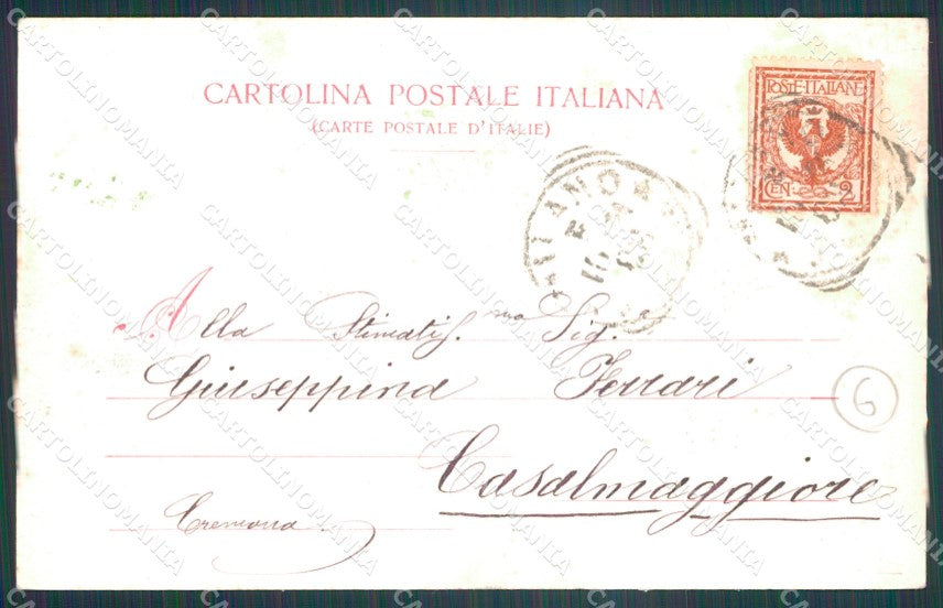 Milano Città Darsena Porta Ticinese Lavandaie cartolina KF3205 – retro